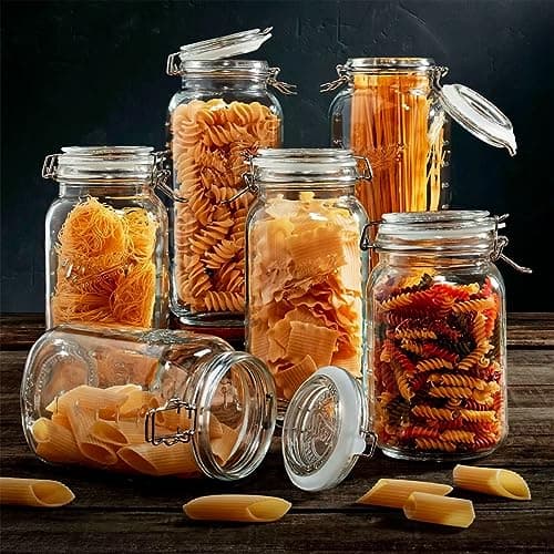 Mason Craft & More Set of Glass Jars - Clear, 6 Pieces with Lids for Storage and Craft Projects
| Mason Craft & More Glass Jars - Clear 6 Pack with Lids for Kitchen and Storage Solutions
| Mason Craft & More Glass Jars - 6 Piece Clear Set with Lids
