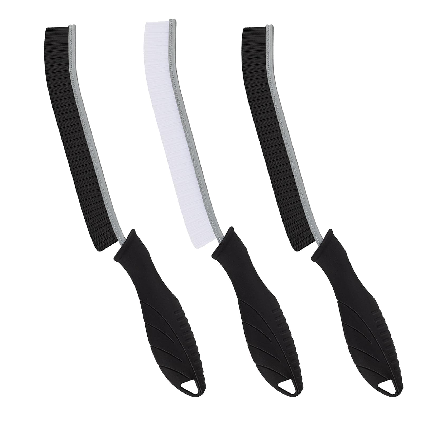 Multifunctional Hard Bristle Crevice Cleaning Brush - Kitchen, Bathroom, Home (Black)