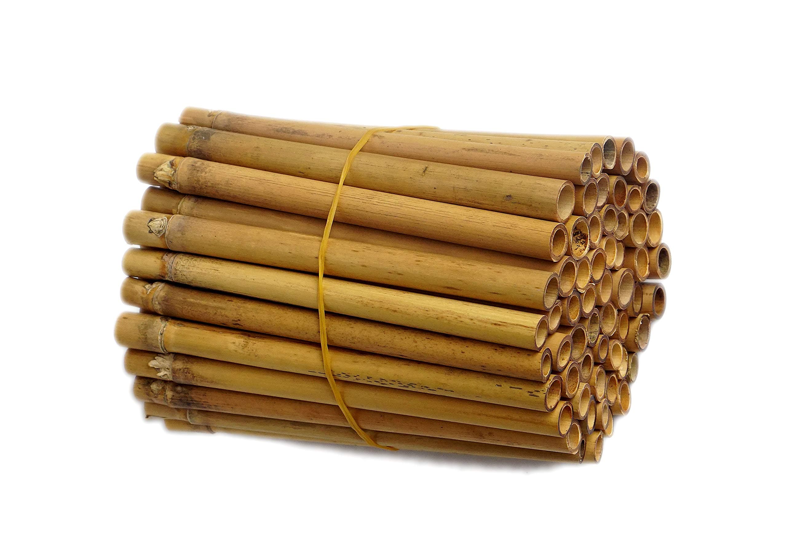 Natural Bamboo Bee Nest for Mason Bees, 5.9" Long, Easy to Split